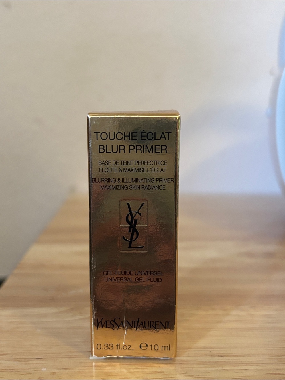 YSL Touche Eclat Blur Primer, Mini Size, Gold reflective  NIB